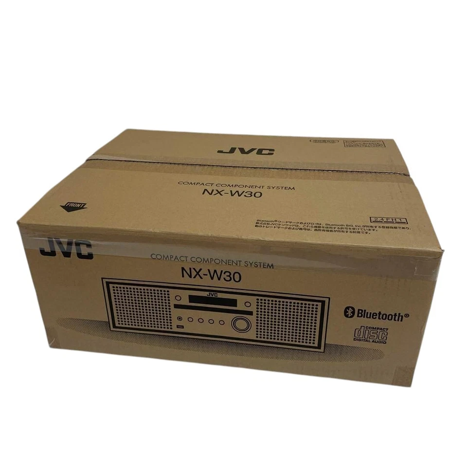 JVC NX-W30 Compact Stereo System AC100V Bluetooth Walnut Wood Cabinet CD FM USB  - Image 2 of 4