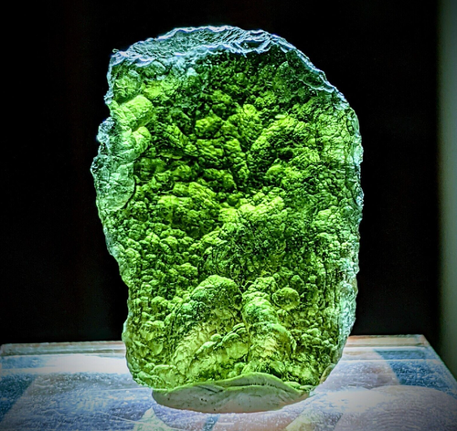 MOLDAVITE Tektite Genuine Crystal Synergy 12 Certified Authentic Meteorite