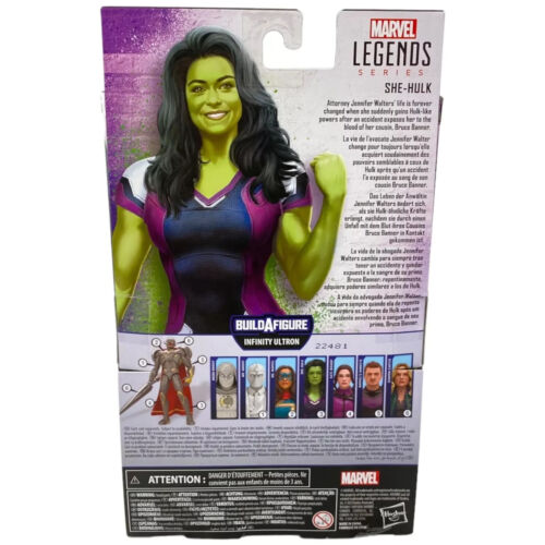 Figura de acción Marvel Legends She Hulk 6" Disney Plus Show 2022 Hasbro nueva sellada - Imagen 4 de 4