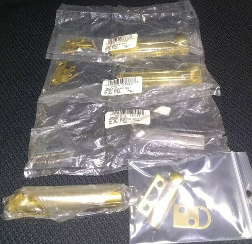 H.B. IVES Model # 40B3 4 inch Modern Surface Bolt Brass (2 ) Model #40B26D Satin - Picture 2 of 4