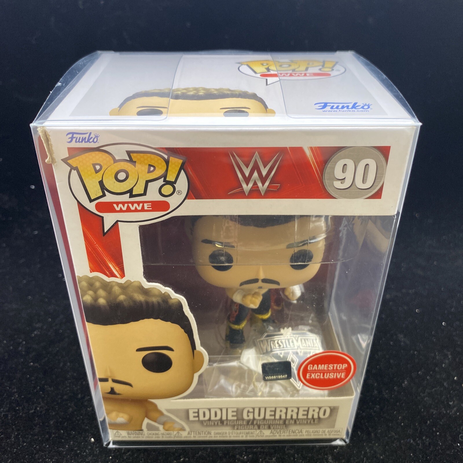 Funko Pop Wwe Wrestling Eddie Guerrero 90 Gamestop Officiallylicensedw/Protector