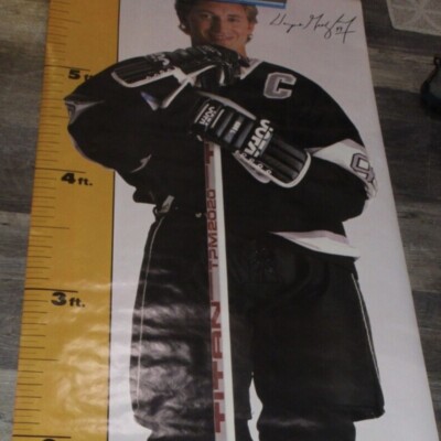 Vintage 1989 Wayne Gretzky LA Kings Measure Up Poster NEW Sealed NHL Hockey