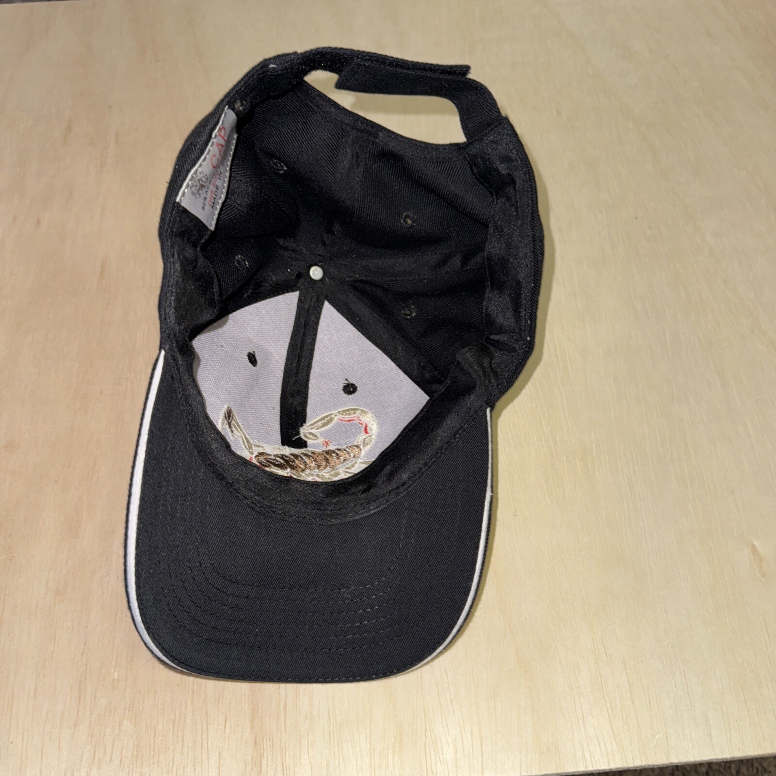 Scorpion Solid Black Baseball Cap Hat - image 4