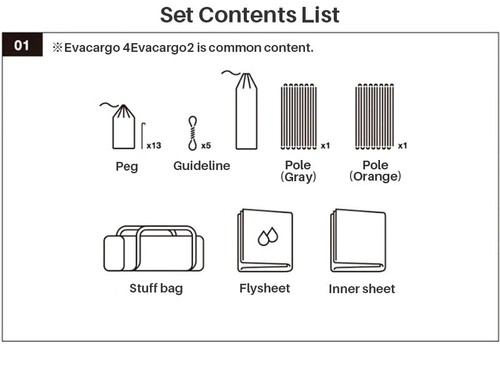 THE NORTH FACE NV22104 Evacargo 4 Four Person Tent Auto Camping Family Group - Picture 13 of 14