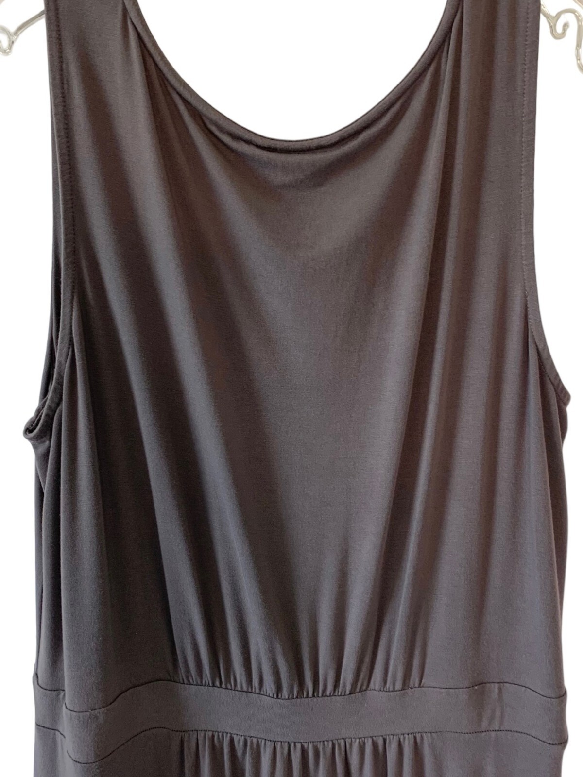 BODEN Solid Gray Sleeveless Lightweight Knit Midi… - image 6