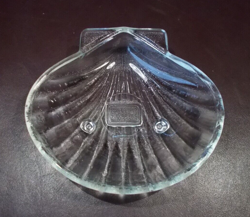 Set 5 piatti GLASBAKE vetro trasparente 5,5" capesante/conchiglia - forno a tavola 6 oz - Foto 2 di 19