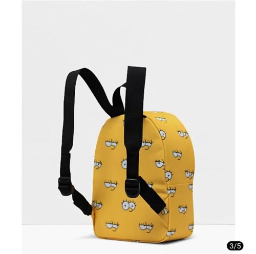 Herschel x The Simpsons Classic Lisa Simpson Yellow Mini Backpack - Brand New - Picture 3 of 5