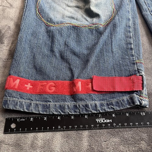 Vintage Girbaud Jeans Shuttle Band Cargo Baggy Y2K Rave Größe 42 - Bild 3 von 9