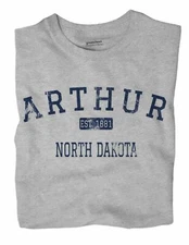 Arthur North Dakota ND T-Shirt EST