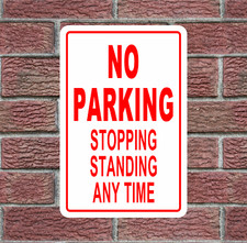 NO PARKING Metal Sign 12x18 for Street Road or Retail Parking Lot