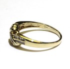 14k yellow gold .50ct VS1 G baguette diamond cluster ring 3g estate vintage 8 — photo 6