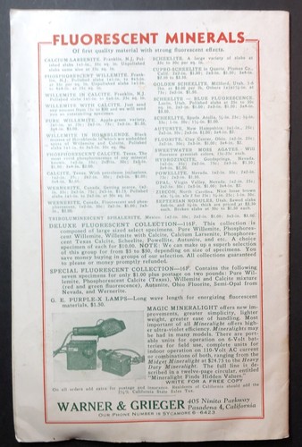 Der Mineraloge Semi-Technische Zeitschrift Dezember 1944 Mineralogie Edelsteinschneiden Sammeln - Bild 8 von 8