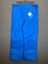 Columbia Snow Pants Youth Large Blue Embroidered Bugaboo Outgrown NEW