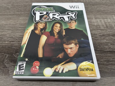 Pool Party (Nintendo Wii, 2007) Disc and Case No Manual