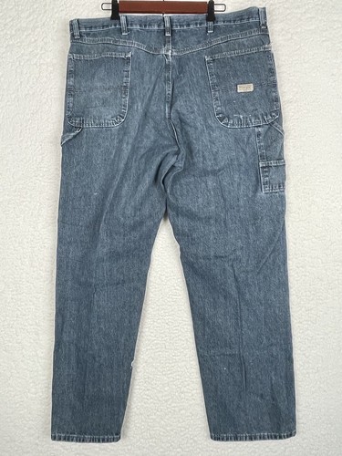 Wrangler Men's Medium Blue Carpenter Work Wear Pants Jeans 94LSWQW, 40x32 - Bild 6 von 13