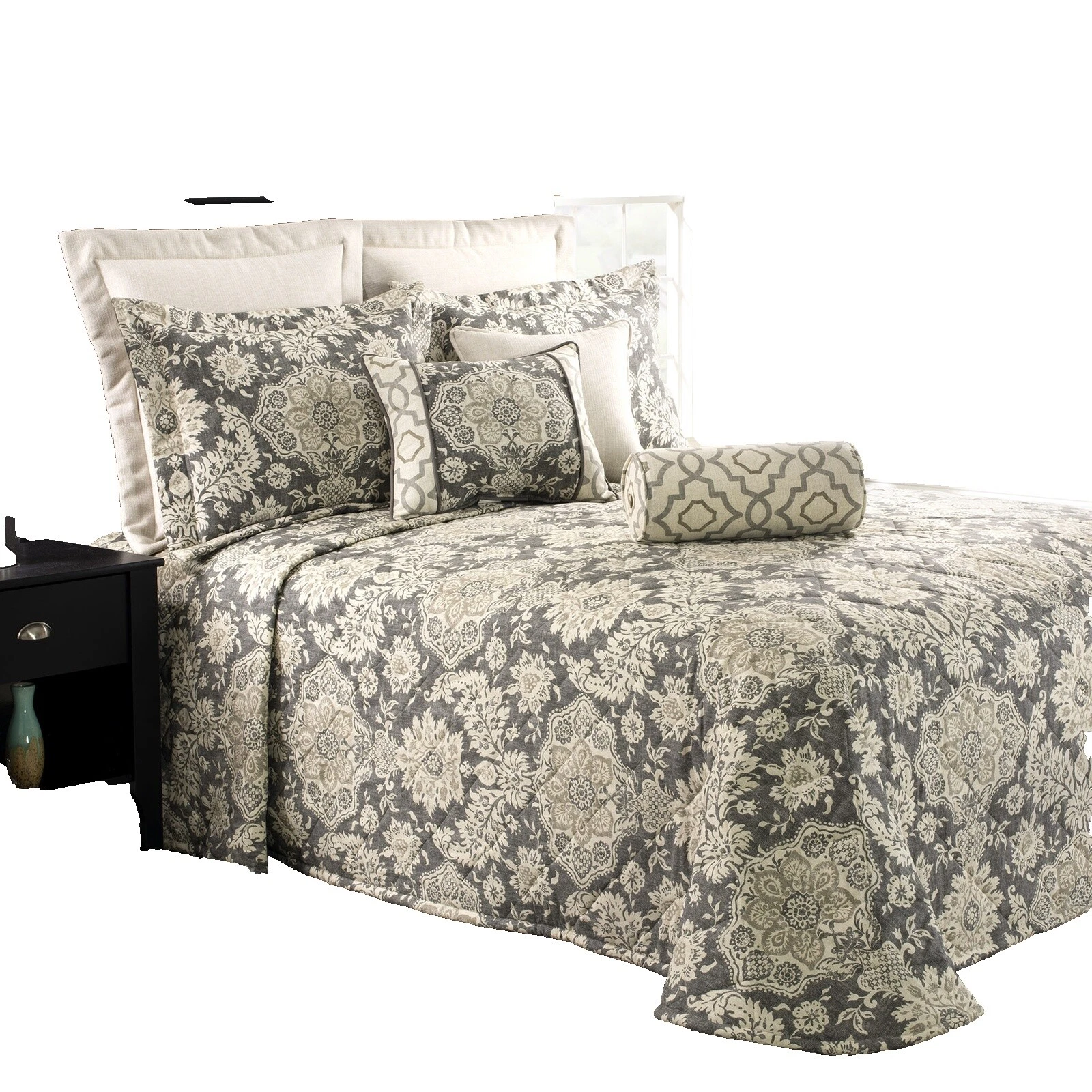 Cotton Multicolor Floral Quilts, Bedspreads & Coverlets