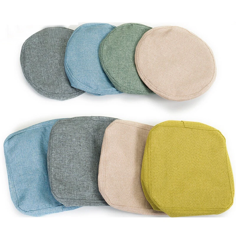 Funda elástica para reposapiés lien de algodón otomana funda antideslizante reposapiés protector de taburete Foto 4 de 4