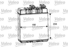 VALEO Wärmetauscher Innenraumheizung 812222 für ASTRA OPEL T98 CC A05 Aluminium