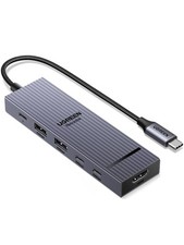 USB C 6 in 1 Hub 10Gbps 4K 60Hz HDMI Adapter Multi Port Expansion Hub