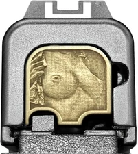 CNC Milled 3D Knockers Slide Back Plate (Butt Plate) Compatible with Glock Gen 1