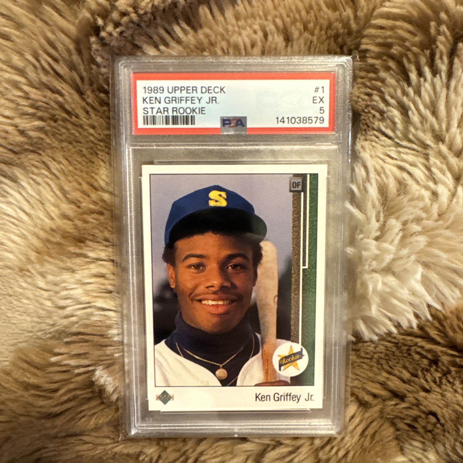 1989 Upper Deck - Star Rookie Ken Griffey Jr #1 (RC)