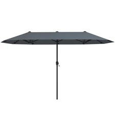 13 FT Large Patio Umbrella Outdoor Double-Sided Table Market Umbrella for Garden