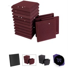 Auralex SonoFlat Panels, beveled acoustic foam 14 sq ft. USED Red Studiofoam