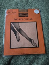 Le Bourget Bas Avec Couture Seam Stockings Sz 4 Large Biche