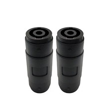 Speakon Female To Female Connector 4Pin NL4FC Straight Coupler 2 PCS Set