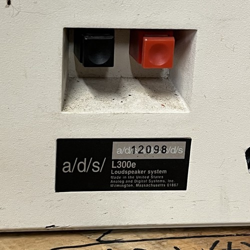 Pair of A/D/S ADS L300e Bookshelf Speakers White L300 - Picture 13 of 23