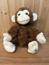 Russ Shining Stars Monkey plush toy stuffed animal brown 9"