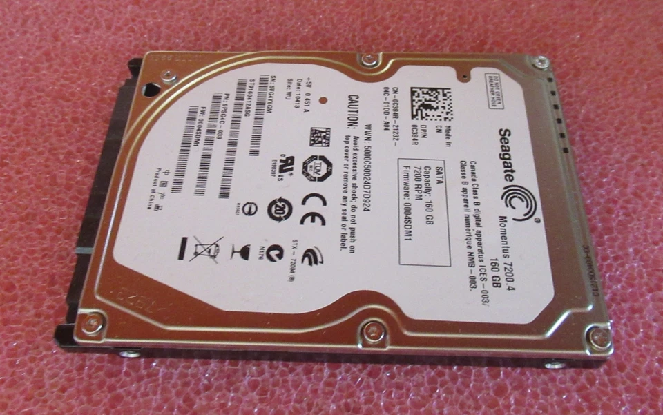 Dell C384R ST9160412ASG Momentus 7200.4 160GB 7200RPM SATA 3Gbps 16MB 2.5" HDD - Image 2 of 4