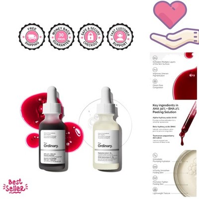 Illuminate Skin with AHA 30% + BHA 2% Peeling Solution & Hydration Serum Set