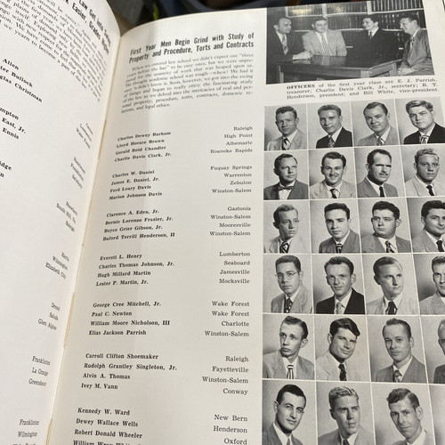 1952 Wake Forest College Howler Wake Forest North Carolina Annual Yearbook - Picture 5 of 9