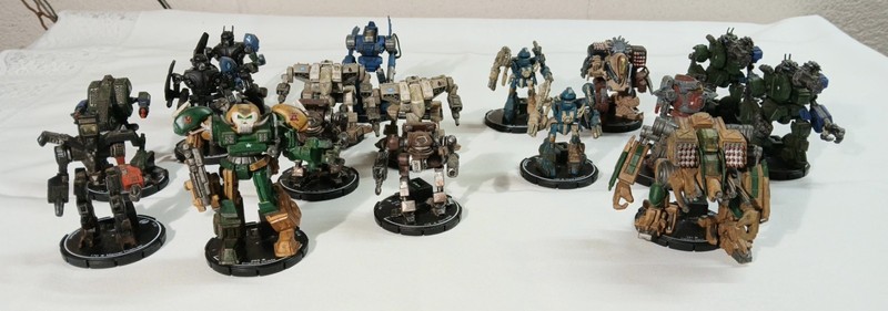 Lot Of 2002 & 2003 Mechwarrior Figures & Promo Type-20 Pieces