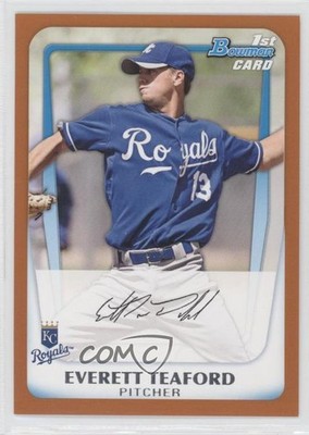 2011 Bowman Prospects Orange 199/250 Everett Teaford #BP20 0b0
