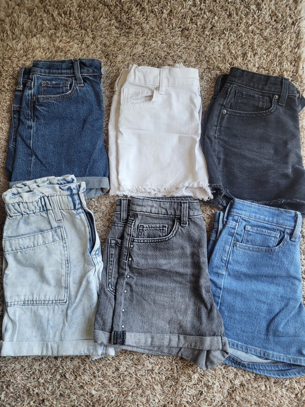 Girls Shorts Size 10-12 Lot Of 6