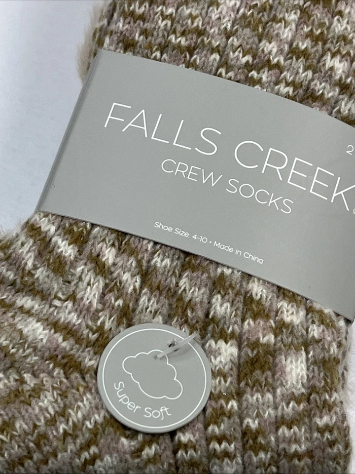 2 pares de calcetines Falls Creek para mujer súper suaves Foto 3 de 4