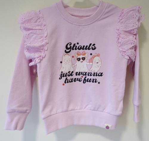 NWT Cheeky Plum Ghouls Just Wanna Have Fun Sweatshirt Girl's Size 12