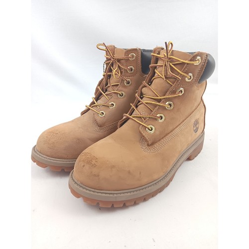 Timberland 12909 Niños 6 Pulgadas Premium Trigo Impermeable Cuero Botas Talla 5.5M - Imagen 1 de 14