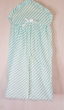 Vintage 1970's Diaper Nappy Stacker hanger Blue White Stripped