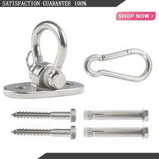 1Set Stainless Steel Swing Hanger Swing Suspension Hook for Hammock Yoga Gym