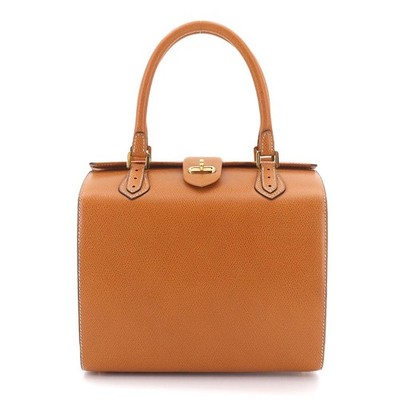 MORABITO Orsay Hand Bag Leather Brown Purse 90324024