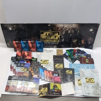 Star Wars CCG Complete Rules / Checklist Lot / Promo Tournament Media Card List