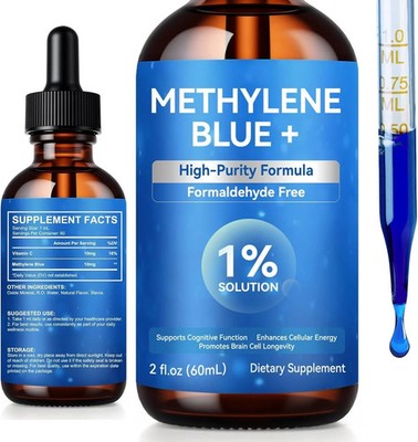 Blue Supplement - Pharmaceutical Grade, 2 FL OZ, 1% USP Grade, Liquid