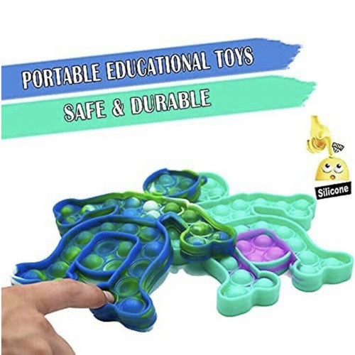 Tie-dye Pop Toy, Push Pop Pop Bubble Fidget Toy, Silicone Squeeze Sensory - Picture 2 of 7