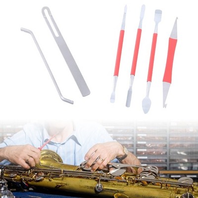 Repairing Leveling Tool for Saxophone Clarinet with Antislip Sleeve Double Head