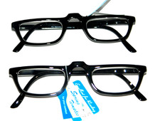 2 Reading glasses Clear u.v 1mpact resistant lenses Retro cool 60s style 2.25
