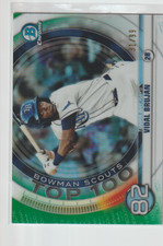 2020 Bowman Chrome Vidal Brujan Bowman Scouts Top 100 RC Green #31/99