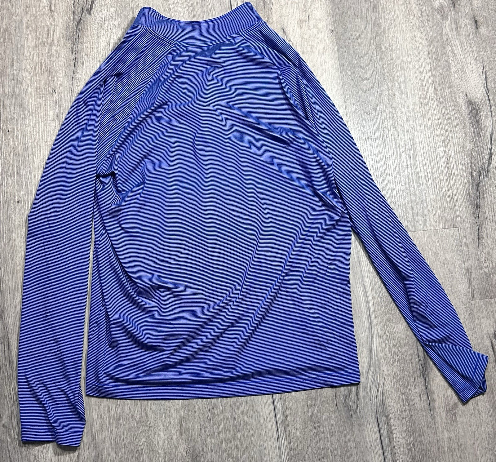 Under Armour Pullover Men Large Blue Solid Heathe… - image 9